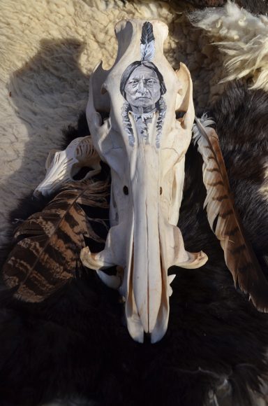 Wildschwein Motiv Sitting Bull